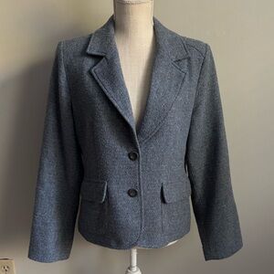 Cabi Wool Blazer Light Gray